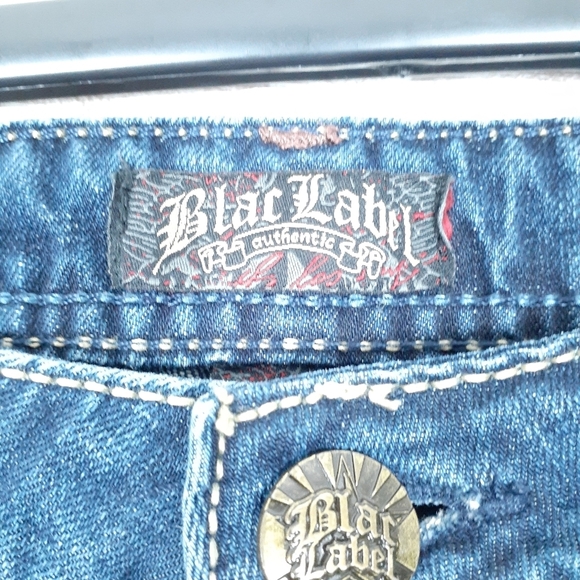 Blac Label Mens Jeans 34x34 Distressed 175 - Picture 4 of 6